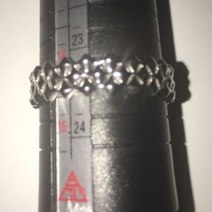 Size 14 sterling silver ring